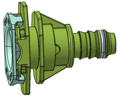 接头CQC Direct Push - connector CQC10-180°
