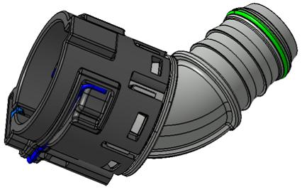 接头VDA Modular- connector NW16-120°