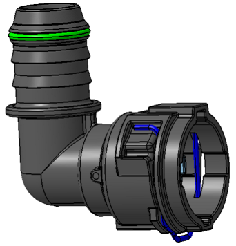 接头 VDA - connector NW12-90°