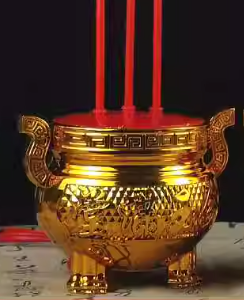 Plastic incense burner