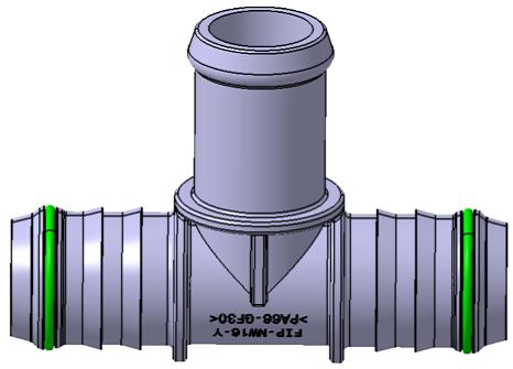 接头T通  -  Distributor - T-Connector NW20/16/16