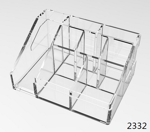 左靠背盘 Multi-functional Clear Acrylic Desktop Organizer
