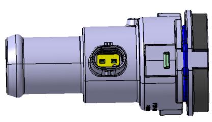 塑料连接件 - 带传感器VDA接头  -  VDA - connector NW16-180°-sensor