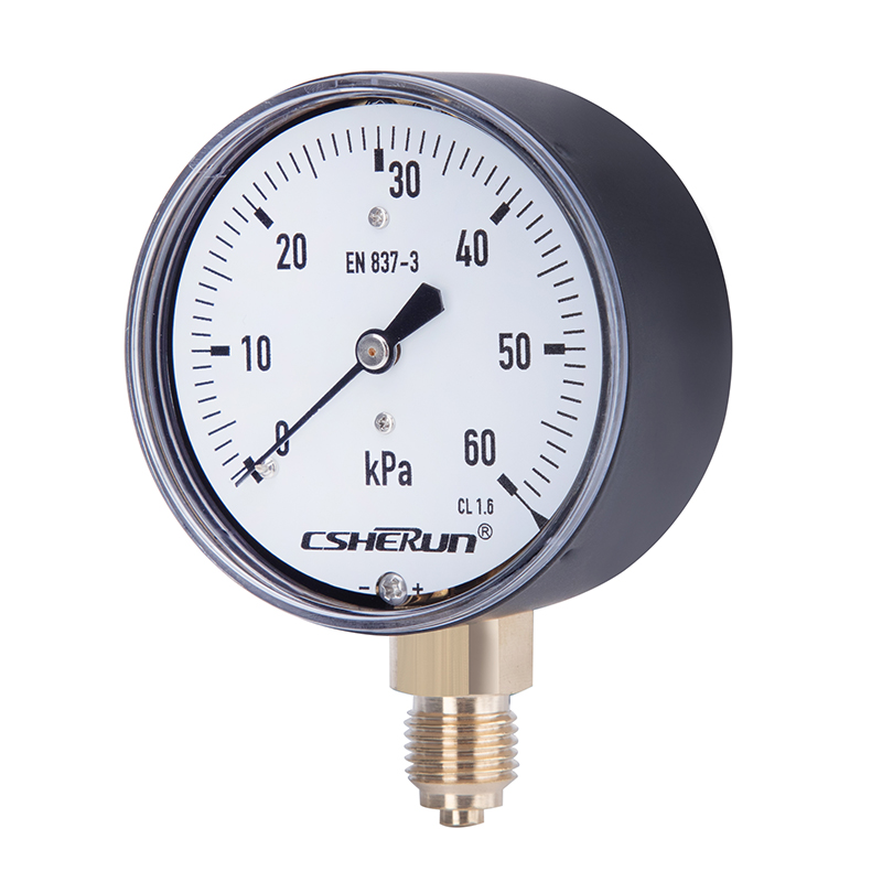 膜盒压力表 G1/4 径向 黑壳