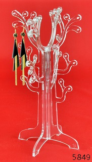 首饰珠宝展示架 收纳架 Personalized Elegant Clear 100% Acrylic Jewelry Rack Earring Stand jewelry display rack organizer rack