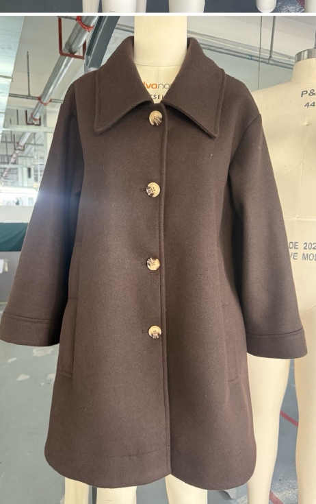 化纤制女式针织大衣