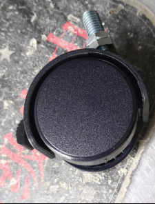 带刹车塑料脚轮