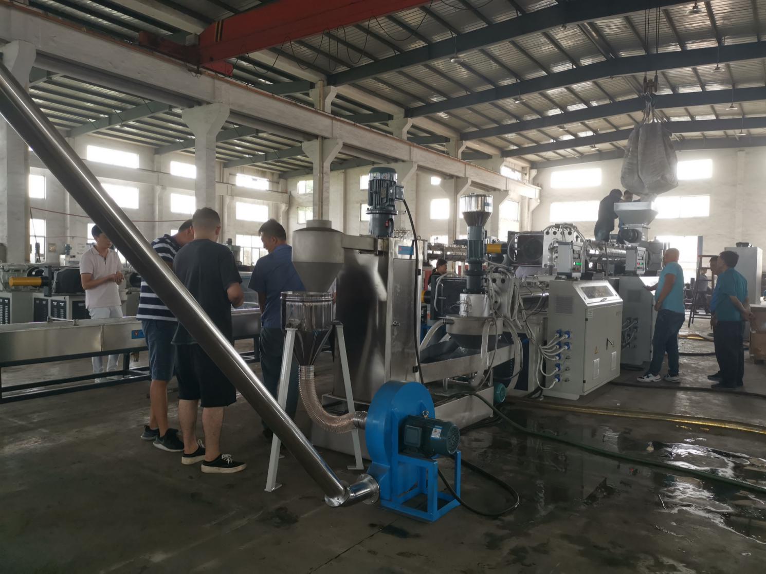 SJ160/160 Double Stage Water-ring Cutting Pelletizing Machine