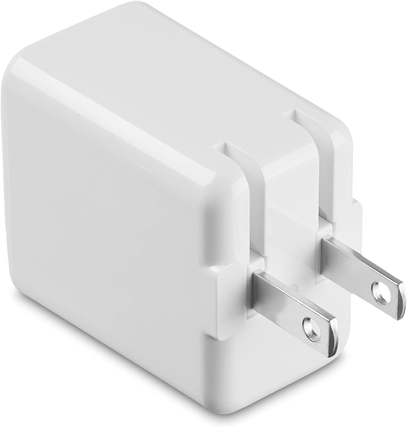 Amazon Basics 12W One Port USB-A Wall Charger (2.4A) for Phones (iPhone 15/14/13/12/11/X, Samsung, and more), Pack of 2, White