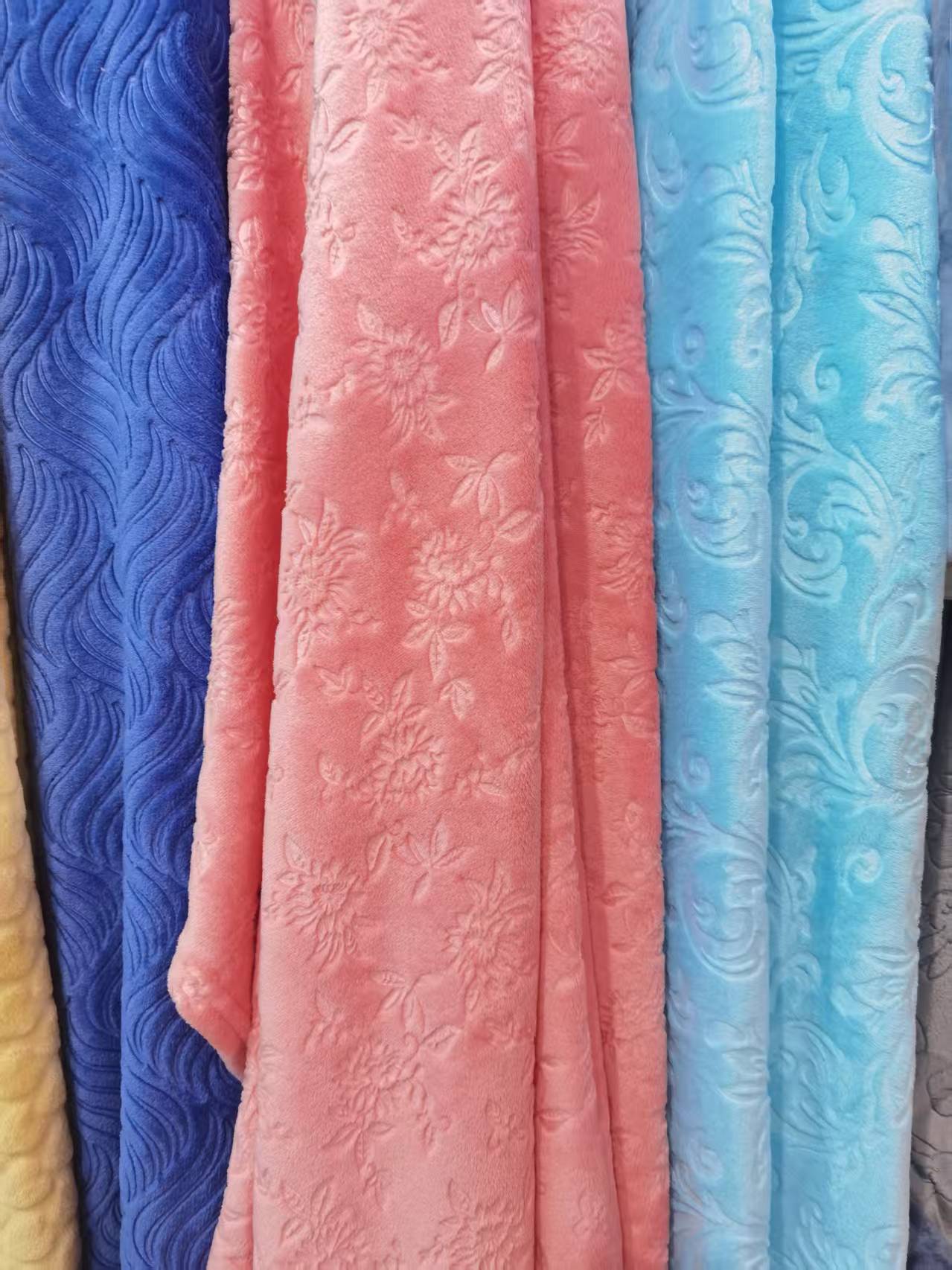Flannel embossing法兰绒压花