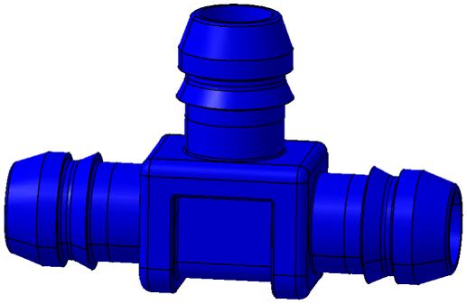 电阻加热芯 - 接头T通  -  Distributor - T-connector SRA 3xNW10