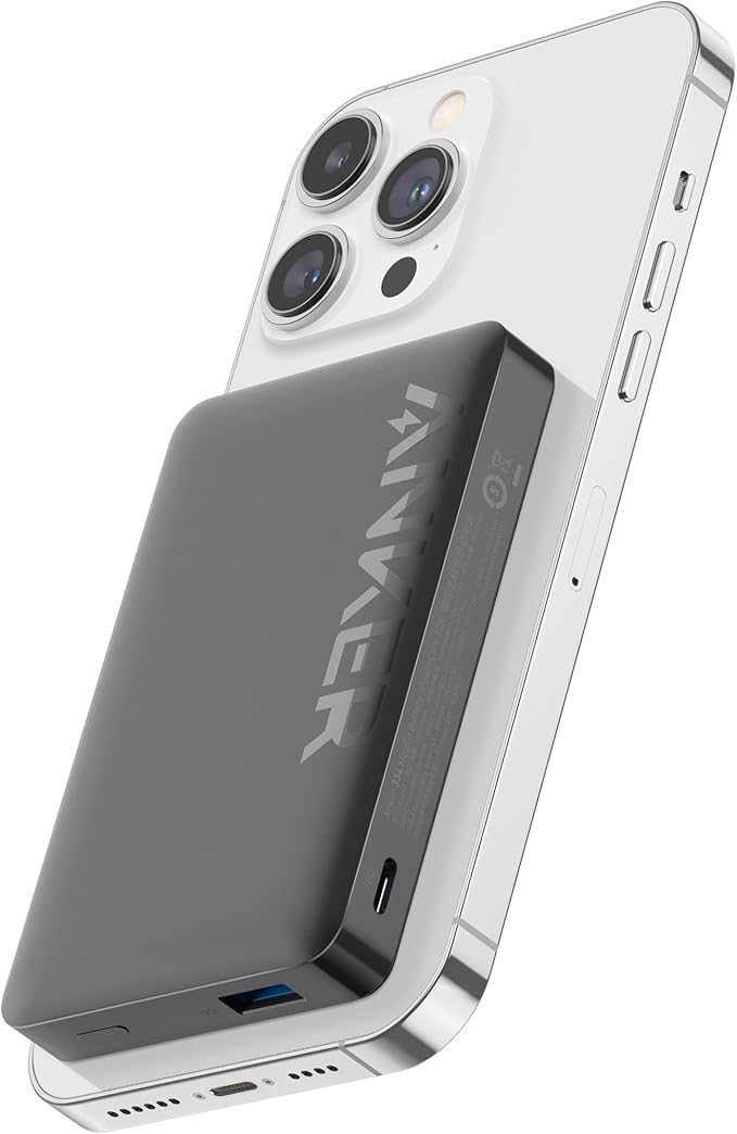 gnetic Power Bank 10,000mAh, Wireless Portable Charger, 20W Fast Charging Battery Pack with USB-C, Magsafe-Compatible with Magsafe,iPhone 15/15 Plus/15 Pro/15 Pro Max, iPhone 14/13/12 Series