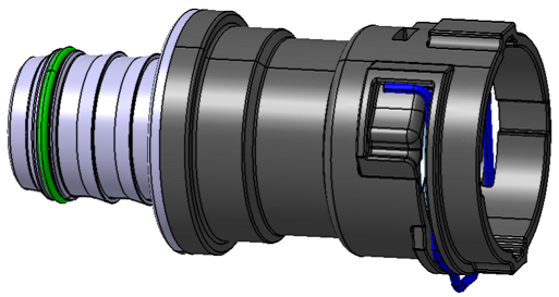 接头Shutoff  -  VDA -  shut off NW18-180°