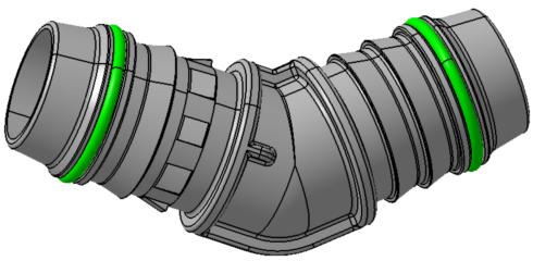 塑料连接件 - 接头  -  Adapter - Connector NW14 – 140°
