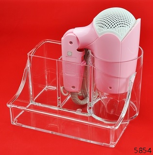 护发盘 Transparent Cosmetic Storage Tray Acrylic Vanity Makeup Hair Care Organizer