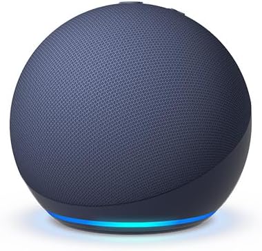 Amazon Echo Dot (5th Gen, 2022 release) | With bigger vibrant sound, helpful routines and Alexa | Deep Sea Blue