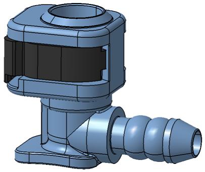 塑料连接件 - 接头SWL - Connector NW4.5-90°