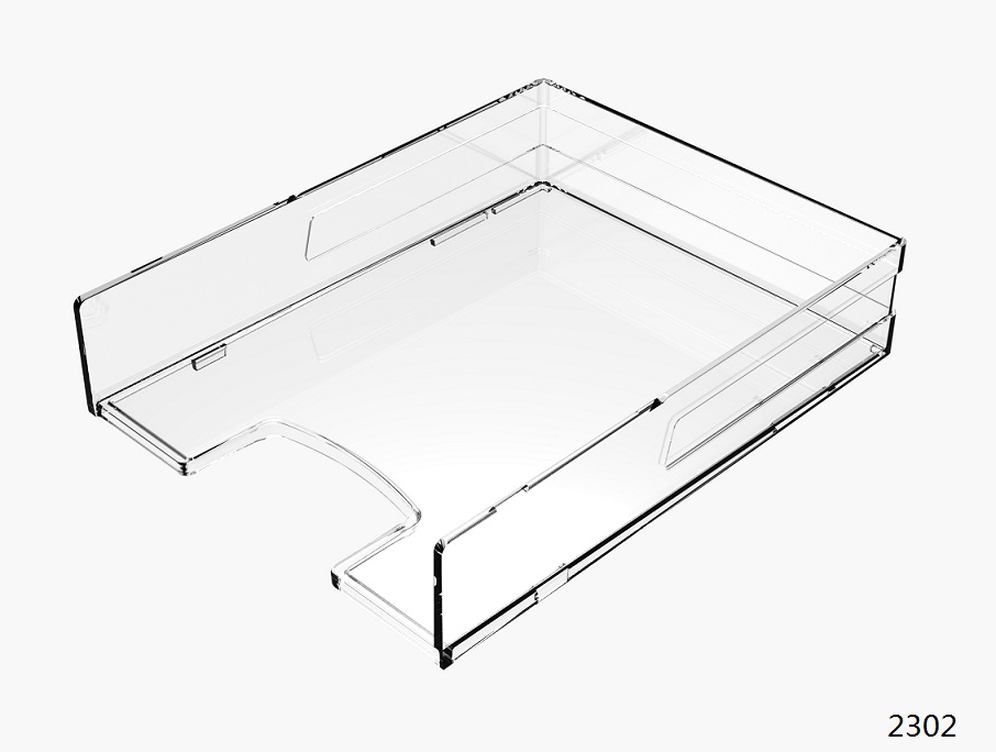 文件盘 Transparent Documents Storage Organizer Acrylic File Tray