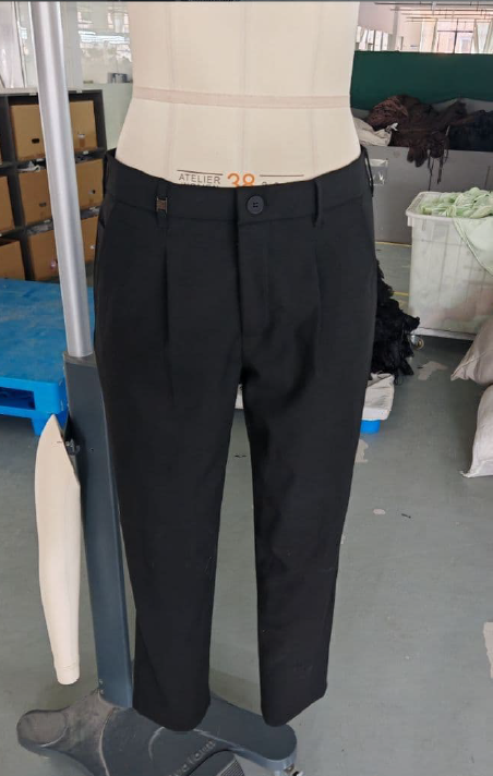 合纤制男式长裤