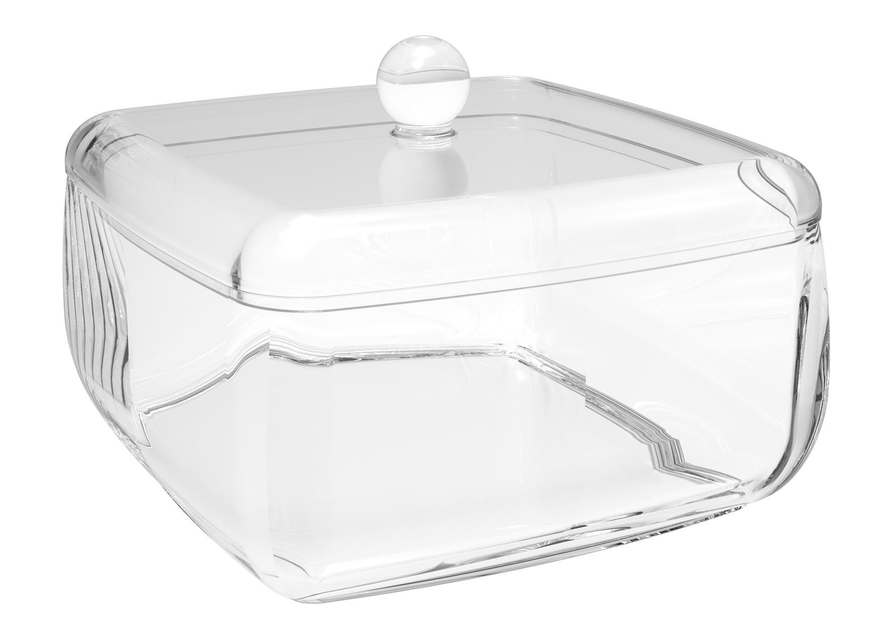 收纳罐储存罐套装 Clear Holder Storage Acrylic Cotton Swabs & Ball Holder Set