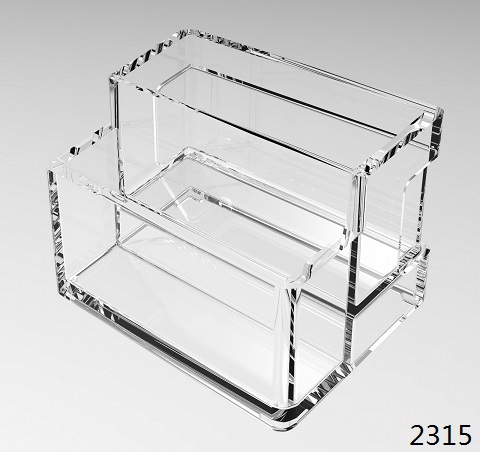 名片盒 Clear Business Card Storage Tray Acrylic Name Card Holder