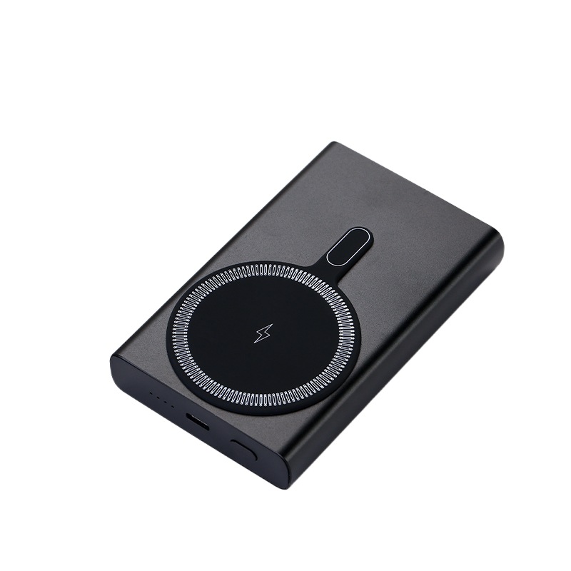 Cross border new magnetic wireless power bank 15W fast charging thin aluminum alloy 10000mAh large capacity mobile power bank