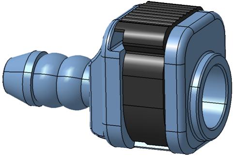 塑料连接件 - 接头 SWL - Connector NW4.5-180°