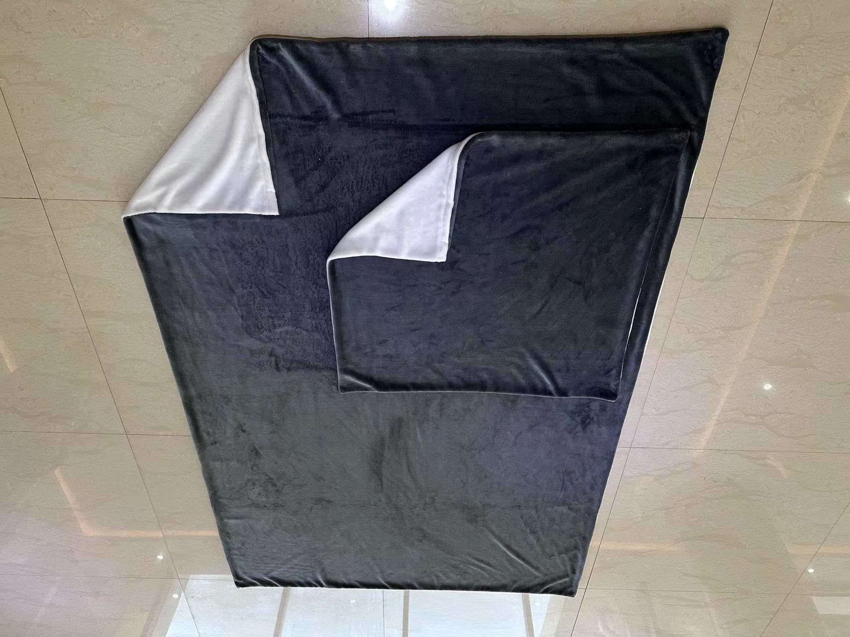 北极绒4件套正面印花，反面素色