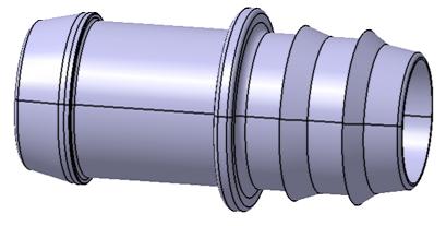 接头  -  Adapter - connector rubber NW17-180°