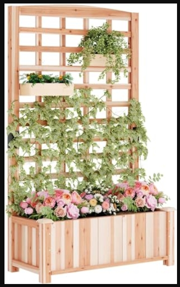 木质花床