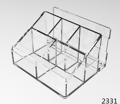 后靠背盘 Multi-functional Clear Acrylic Desktop Organizer
