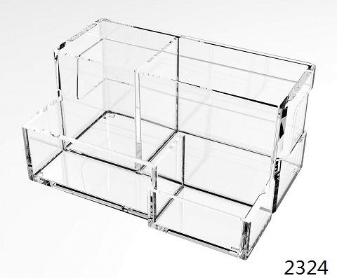 右凸综合盘 Multi-functional Clear Acrylic Desktop Organizer