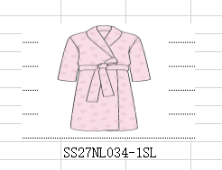 女式针织浴衣