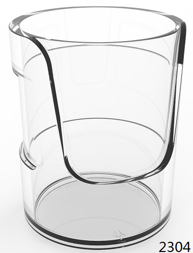 小圆筒 Multi-functional Clear Acrylic Pen holder Pencil Holder Brush holder Round Holder