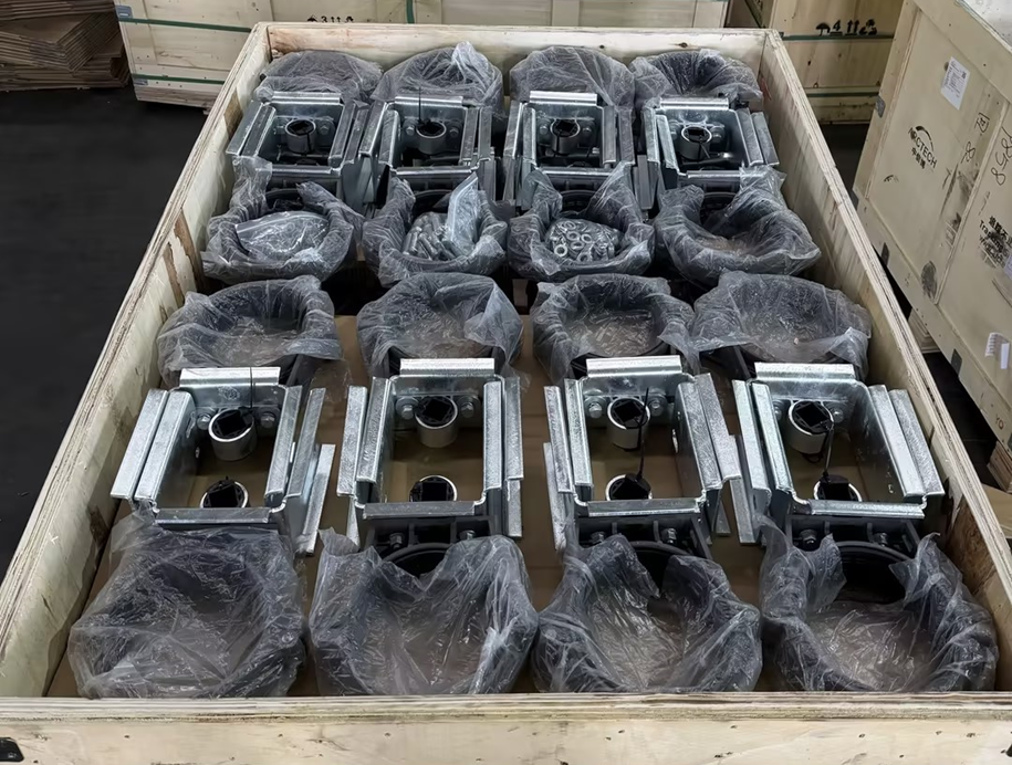 球形轴承与立柱顶座部件